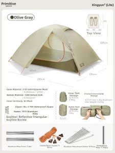 The Primitive | Portable Waterproof Lightweight Camping Tent