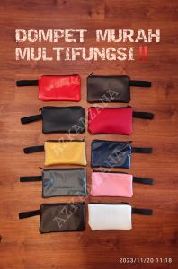 TERMURAH TAS POUCH BAHAN LEATHER MULTIFUNGSI