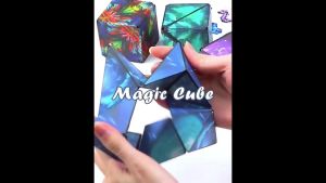 TAOKEY Kubus Ajaib Geometris Deformasi Mainan Kubus Teka-teki Rubik Magnetic Puzzle Magic Cube TK-3D - 7CTH7CPP