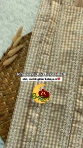 Zoe Arissa Raya 2025 ZA Zellica Kurung Kebaya Moden Premium Embroidery Baju Kurung Sulam Floral Bunga Wanita Plaid Kurung Premium Cotton - Available in Black/ Maroon/ Pink/ Khaki - Kurung Embroidered Perempuan Raya Celebrations Perfect Fit for Everyone