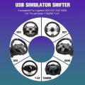 USB Simulator Shifter Hall Sensor For Logitech G29/G25/G27/G920 T300RS/GT H Gear Shifter For ETS2 WRC PC Sim Racing Games 6R/7R. 