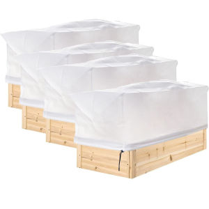 Thickened Square Outdoor Plant Protection Cover Winter Insulation Blanket for Flower Box Anti-Freeze Rainproof Dustproof