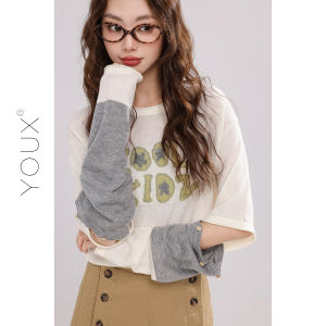 เสื้อสเวตเตอร์ถักแขนยาวแบบแยกส่วนสำหรับผู้หญิง ฤดูใบไม้ร่วง 2025 ดีไซน์ใหม่ ดีไซน์แบบถอดได้ โพลีเอสเตอร์ ปกติ