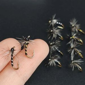 5/10 ชิ้น-พร้อมกล่องเหยื่อ Griffith Midges-ขนาด # 14 |   Fly Fishing Flise เหยื่อ |   แมลงวันแห้ง |   ตกปลาสําหรับปลาเทราท์/คอน