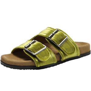 Belle | Retro Velvet Female Slipper Sandals
