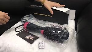 หวีไดร์หวีไดร์เป่าผม 4 IN 1 ปรับอุณหภูมิ 3 ระดับ/แห้งเร็ว/ผมหยิก ผมตรง ดูแลผมที่อุณหภูมิคงที่ ใช้งานง่าย