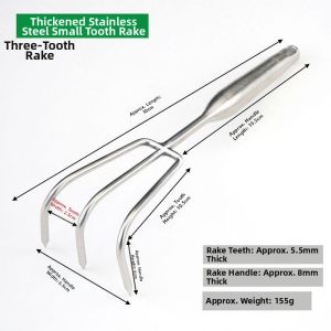 FEIZHUXIANSEN | Stainless Steel Rake for Lawn Care