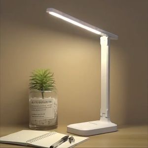LED Touch Dimming Desk Lamp Study Lamp USB Eye Protection 3 Brightness Adjustable Table Light Table Lamp Study