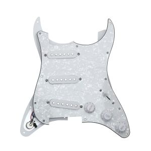 IRIN | IRIN Electric Guitar Pickguard Pickups Loaded Prewired for FD ST Style Guitar With Three Single Coil Pickups Celluloid Pickguard