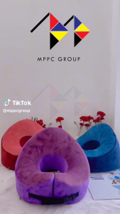mppc หมอนรองคอ เมมโมรี่โฟม แบบหนาพิเศษ พร้อมเข็มขัดรัด Memory Foam Neck Pillow