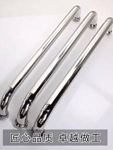 Stainless Steel 304 Bathroom Glass Door Handle 440mm Hole Spacing