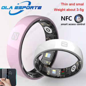 NFC Access Control Smart Ring Multifunction 5 ATM Waterproof Ceramic Heart Rate Blood Oxygen Monitoring For Men Women Smartring