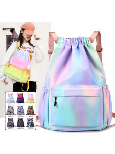 Oxford Cloth Customizable Double Shoulder Bag for Women Large Capacity Sports Fitness Travel Bag 2024 New Style