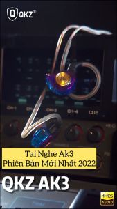 Tai Nghe Nhét Tai Có Dây QKZ AK3 Có Dây Sử Dụng Jack 3.5mm Có Micro Lọc Tạp Âm Cực Tốt Sử Dụng Cho Điện Thoại Laptop Máy Nghe Nhạc Bản Nâng Cấp 2023