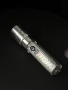 LED Waterproof 520A Multifunctional Zoom Portable Flashlight Super Bright Led Multi Color Light