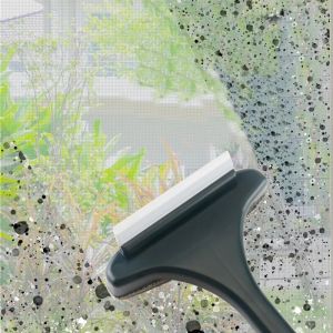 Windows Glass Cleaning Brush Screen Brush Scraper 2 In 1 Screen And Glass Cleaner Household Artifact Cleaning Tool