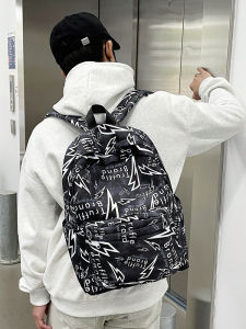 Casual Fashionable Large Capacity Mens Backpack Outdoor Travel Cycling Computer Bag Work School Commuting Bookbag