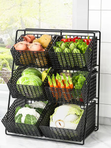 Multifunctional Vegetable and Fruit Storage Rack