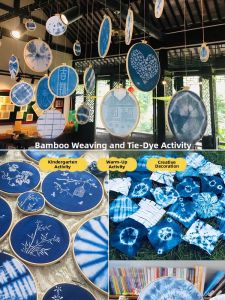 XIAOXIONGERBAN | Bamboo Embroidery DIY Material Set Traditional Tie-Dye