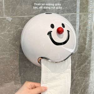 Bộ Phân Phát Giấy Vệ Sinh Treo Tường Không Cần Khoan