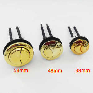 384858 Toilet Button Water Tank Accessories Switch Cap Flush Toilet Complete Collection Pressing Valve Flush Parts Button