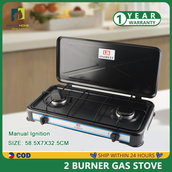 Double Burner Gas Stove Heavy Duty Gas Stove Portable Stove 2 burner