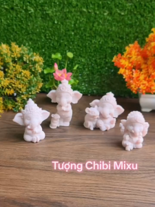 (Chọn mẫu) Tượng Voi Thần Ganesha (Thần Đầu Voi) Voi Thái nhiều mẫu