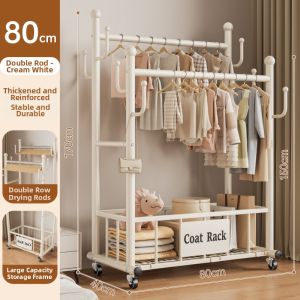 YIXUAN | Mobile Heavy Duty Floor Coat Rack