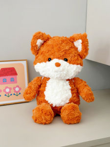 Authentic Running Fox Doll Backpack Bear Warrior Doll Sleeping Pillow for Girls Stuffed Doll