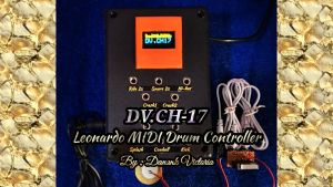 DV.CH-17 MODULE DRUM ELEKTRIK HP/LAPTOP ARDUINO LEONARDO 17 VOICE PADS