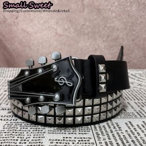 Grunge Punk Rivet Belt Y2K Girls Waistband Belts Gothic Men&Womens Steampunk Belt Music Festival Streetwear Accessories Belts