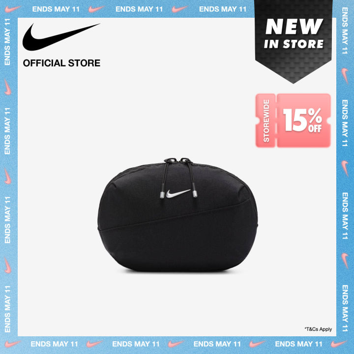 Nike Adult Unisex Aura Crossbody Bag (2L) Waistpack Bag - Black ไนกี้ กระเป๋าพาดลำตัว Aura (2ล.) - สีดำ