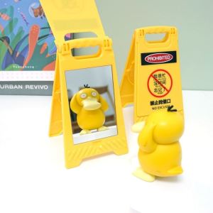 Creative Folding Makeup Mirror Desktop Decoration Student Cute Funny Portable Portable Young Adult Heart Can Stand Small Mirror