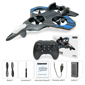 RC Aircraft EPP Foam 2.4G Stunt Glider Electric Fighter Remote Control Airplane Fall Resistant Plane Helicopter Boys Kids Toys