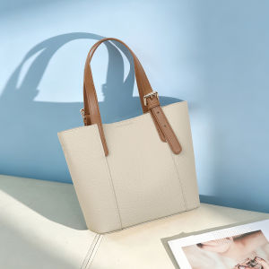BEEP | Leather Handbag Crossbody Small Basket Bag