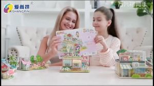 Puzzle 3D Foam DIY Bongkar Pasang Busa Mainan Kreatif Anak Edukasi Paud