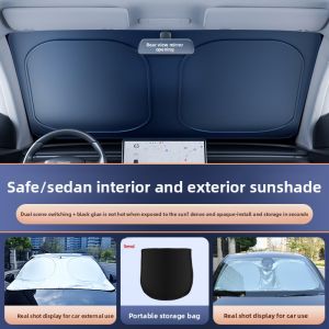 HELLOLEIBOO | Dual-Use Car Sunshade 1 Piece