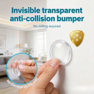 Silicone Door Bumper Sound-absorbing Material Self-adhesive Stickers Wall Protector Muffler Furniture No Trace Anti-crash Pad