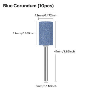 HUHAO 5PC/10PC/100PC Polishing Grinding Head Drill Bit 3mm Electric Grinding Stone Wheel Head Abrasive Mounted Rotary Power Tool