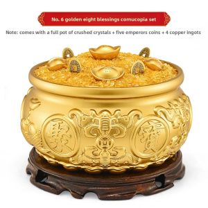 BAINAYUAN | Fortune Attracting Brass Money Box Decor