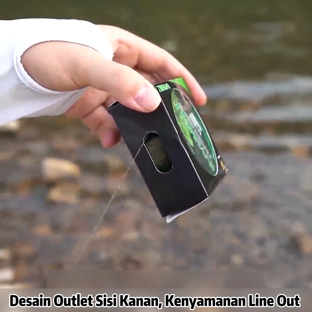 Bingolife Senar Pancing Nilon Hijau 300m Senar Pancing Tak Terlihat Ketegangan Yang Kuat Lembut tahan Aus Halus