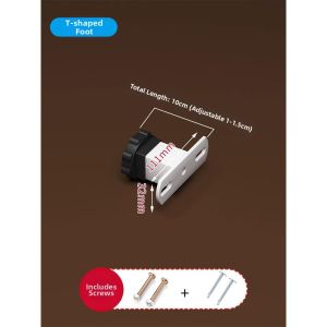 evesigar | Adjustable Reinforcement T-shape Bed Frame Support Leg