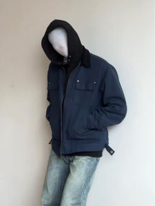 YOULIN | Dark Navy American Vintage Cleanfit Spring Jacket
