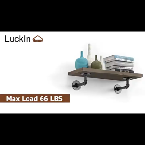 Multifungsi Bracket Rak Vintage Retro 8x15cm Besi Industrial dengan Flange Siku untuk Rak Pipa Besi