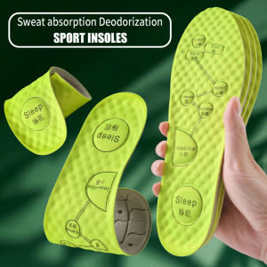 Foot Acupressure Insoles For Shoes Sole Sweat absorbing Deodorant Insole Breathable Running Insoles For Feet