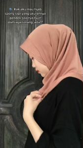 Hijab Instan Sport Premium Adiba Pendek Pet Antem Olahraga Kerudung Sporty Olahraga
