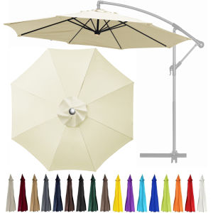 6/8 Rib Polyester Sunshade Cloth Outdoor Patio Umbrella Surface Replacement Cloth Rainproof Sunshade Cloth