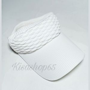 Topi Senam Wanita Topi Rajut Polos Topi Bolong Tengah Rajut Impor Model Korea