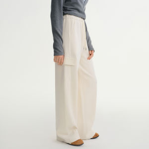 DUSHU | Drawstring Casual Loose Wide Leg Work Pants
