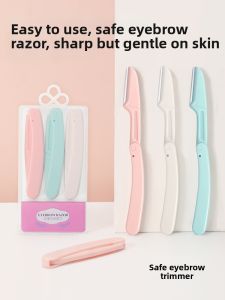 CMGF | Womens Portable Eyebrow Trimmer Safe Easy to Use Foldable Eyebrow Shaver Razor for Women High Quality Material
